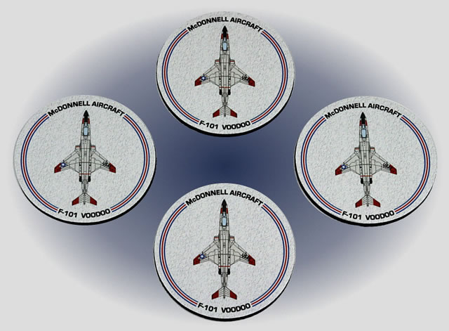 F-101 Voodoo Coaster Set